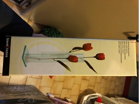 neue Vase aus Glas